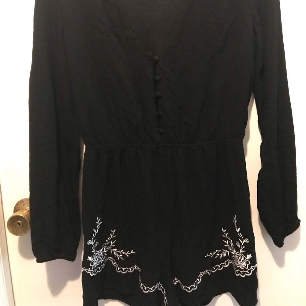 Kendall & Kylie Black Romper